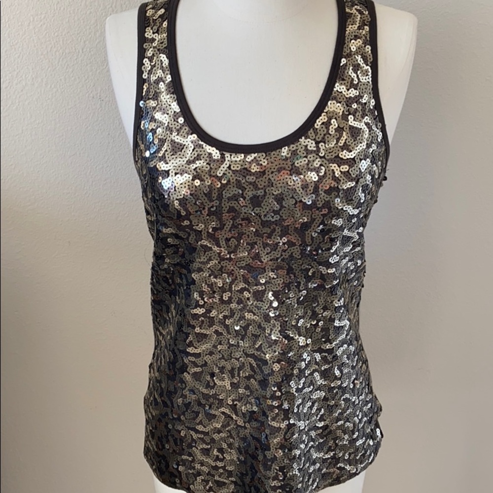 Michael Kors Sequins Tank Top Size Small